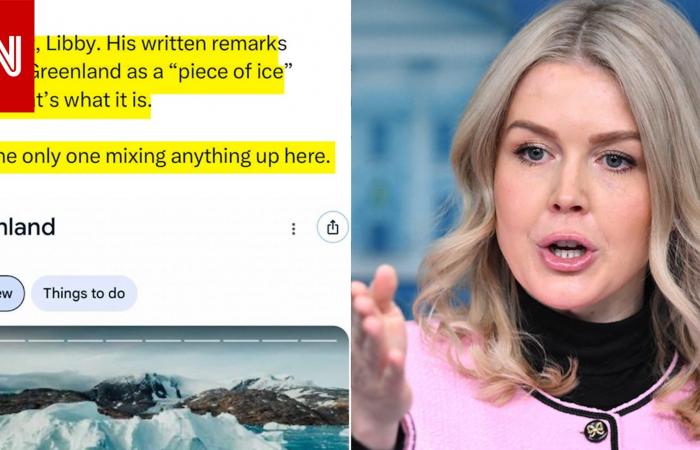 متابعة: مذيع CNN ينتقد المتحدثة باسم البيت الأبيض بسبب دفاعها عن زلة لسان ترامب بشأن غرينلاند