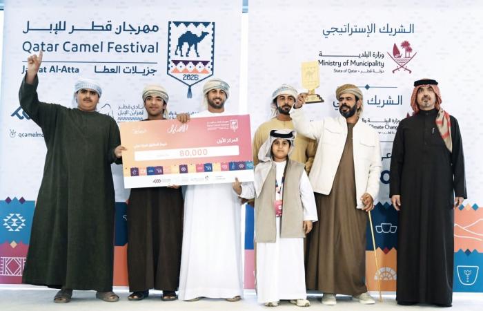 تتويج الفائزين في أشواط الحقايق الأصايل