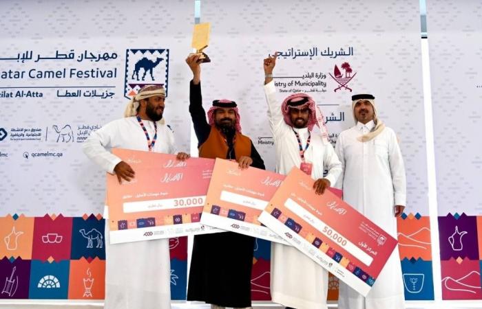 الرموز الذهبية تشعل «مهرجان الإبل»