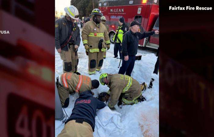 من لحظة رعب إلى ابتسامة.. إنقاذ بطولي لطفل علق في "نفق ثلجي" حفره بأمريكا