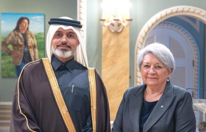 الحاكمة العامة لكندا تتسلم أوراق اعتماد سفير قطر