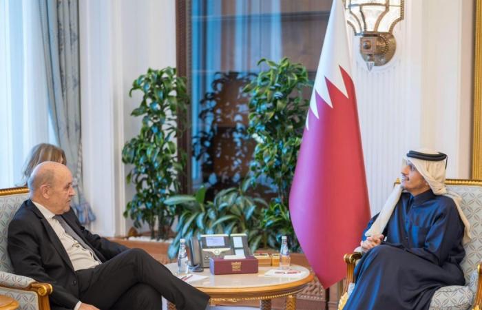 رئيس مجلس الوزراء وزير الخارجية يستقبل مبعوث الرئيس الفرنسي للبنان