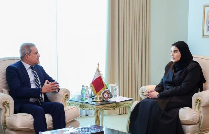 وزير الدولة للتعاون الدولي تجتمع مع نائب الممثل الخاص للأمين العام للأمم المتحدة لأفغانستان