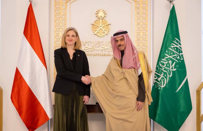 السعودية
      والنمسا
      تبحثان
      تطوير
      التعاون
      بمختلف
      المجالات