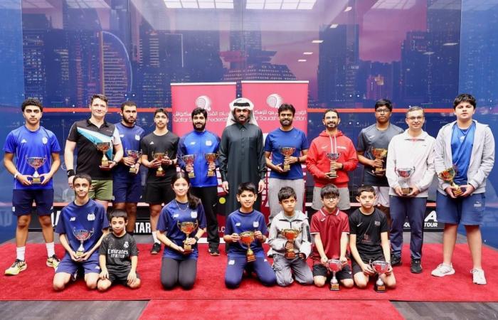 اختتام منافسات بطولة خليفة للإسكواش المفتوحة 2026