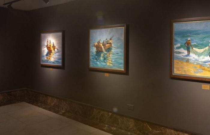 افتتاح معرض "في بحرهم" بمركز سوق واقف للفنون