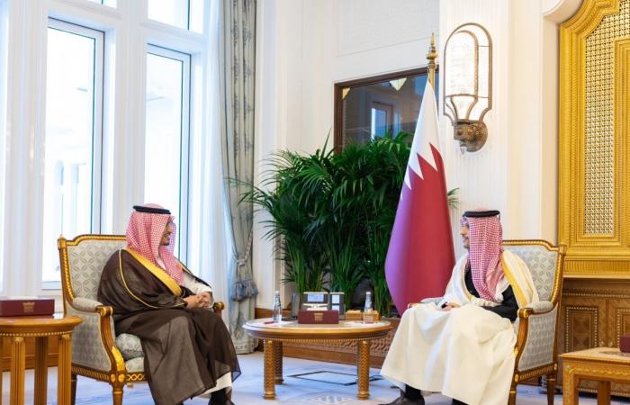  رئيس مجلس الوزراء وزير الخارجية يستقبل السفير السعودي