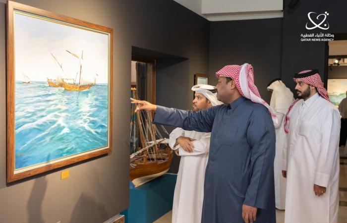 افتتاح معرض "في بحرهم" بمركز سوق واقف للفنون