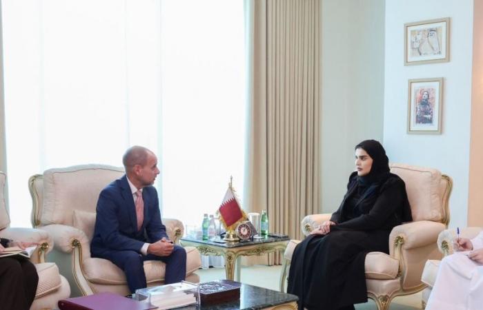 وزير الدولة للتعاون الدولي تجتمع مع المدير التنفيذي للمركز الدولي للعدالة الانتقالية