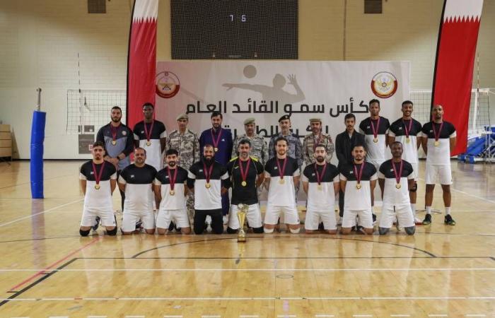 اختتام بطولة كأس سمو القائد العام لكرة الطائرة