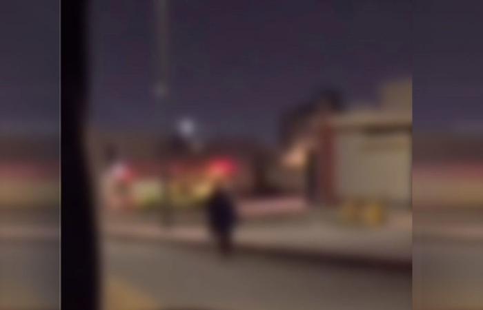 السعودية.. فيديو رجل يعتدي على امرأة والأمن يعلق