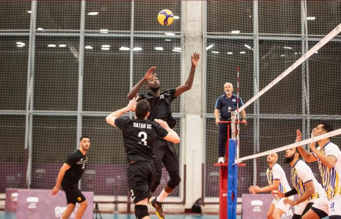 قطر يفوز على الغرافة في الدوري القطري للكرة الطائرة