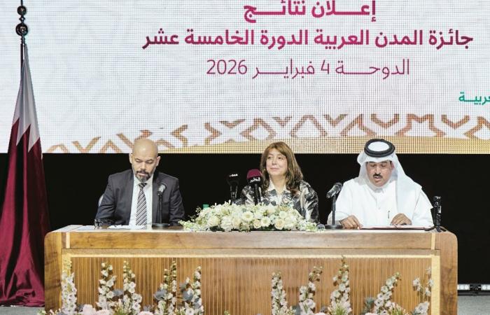 4 مدن قطرية تفوز بالجائزة العربية