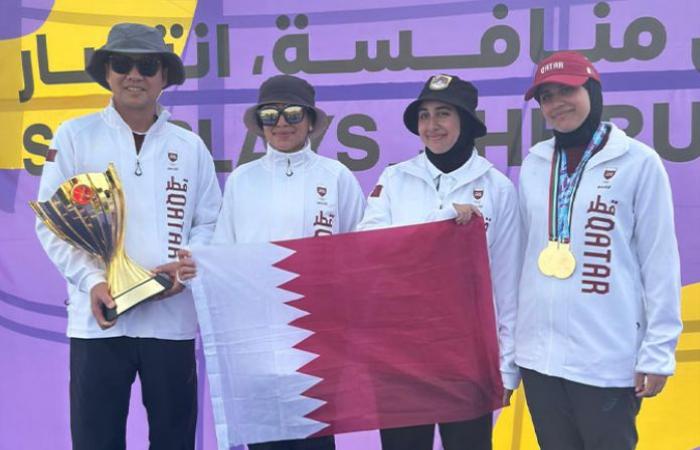 الرامية القطرية ريم الساعي تفوز بذهبيتين في دورة الألعاب للأندية العربية للسيدات
