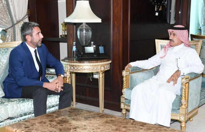  الأمين العام لوزارة الخارجية يجتمع مع سفير جورجيا