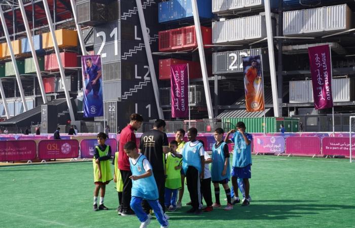 مؤسسة دوري نجوم قطر تشارك في فعاليات اليوم الرياضي