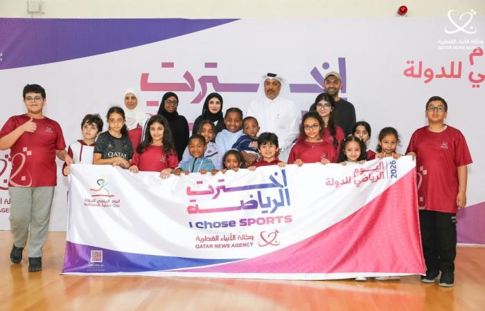 وكالة الأنباء القطرية تشارك في فعالية اليوم الرياضي للدولة