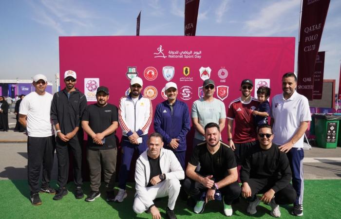 مؤسسة دوري نجوم قطر تشارك في فعاليات اليوم الرياضي