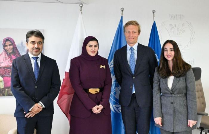 وزير الدولة للتعاون الدولي تجتمع مع عدد من المسؤولين ببرنامج الأغذية العالمي