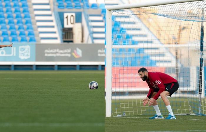 شاهد.. تحدي طريف بين كريم بنزيمة ونجل الحارس المغربي ياسين بونو يخطف الأنظار