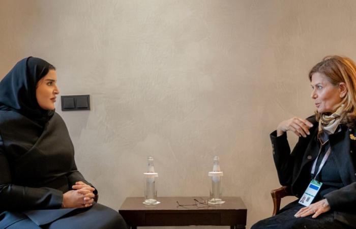 وزير الدولة للتعاون الدولي تجتمع مع وزيرة الشؤون الاجتماعية والعمل السورية