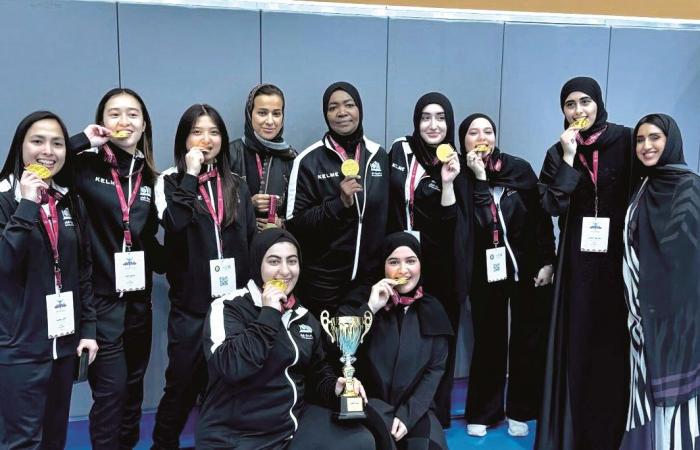 نتائج رياضية مبهرة لطالبات جامعة قطر تعكس قوة الإعداد