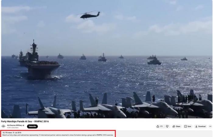 فيديو متداول لـ"حجم التحشيد العسكري الأمريكي قرب إيران".. ما حقيقته؟