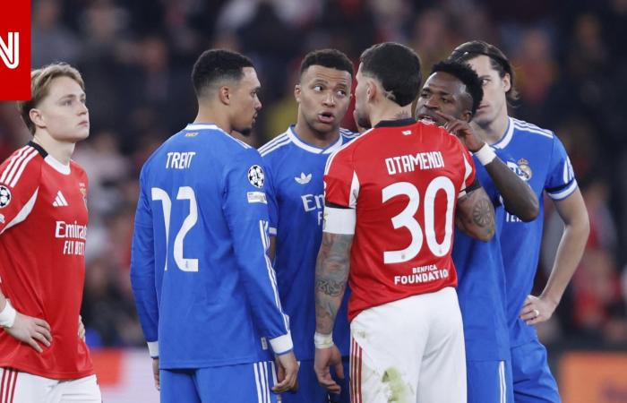 متابعة: هكذا دعم مبابي زميله فينيسيوس بعد مزاعم تعرضه لـ"إساءة عنصرية" بمواجهة بنفيكا