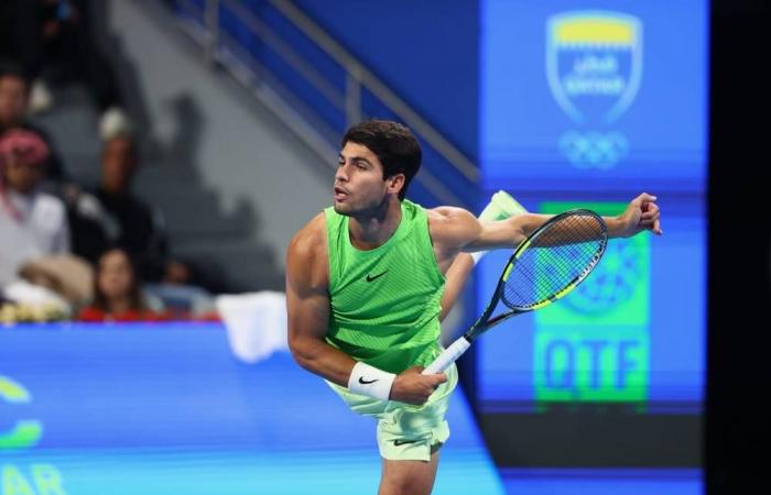 ألكاراز يخطف الأنظار بـ«قطر إكسون موبيل»