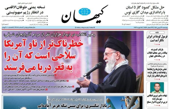 صحف
      طهران
      توازن
      بين
      رسائل
      الردع
      ومسار
      الدبلوماسية