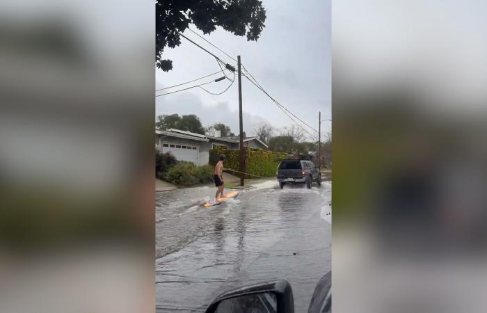 فيضانات ورياح عاتية.. شاهد كيف تتعامل كاليفورنيا مع الأمطار الغزيرة