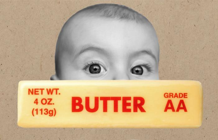 صيحة إطعام الزبدة للأطفال الرضع على "تيك توك"..ما رأي الخبراء فيها؟