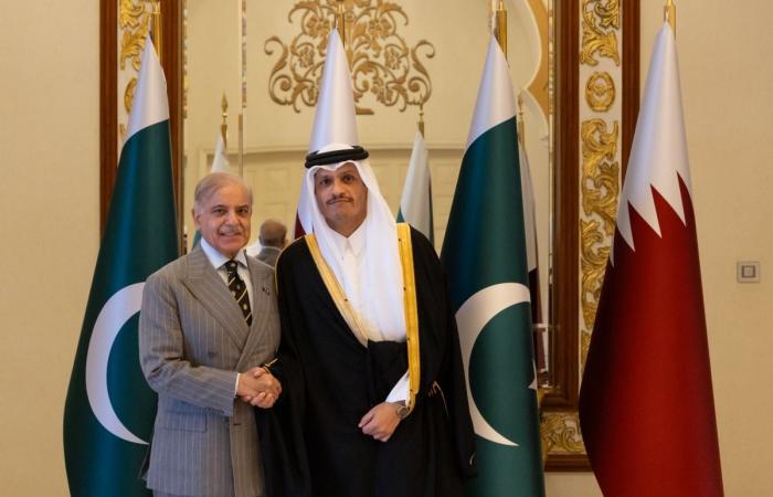 رئيس مجلس الوزراء وزير الخارجية يستقبل رئيس وزراء باكستان