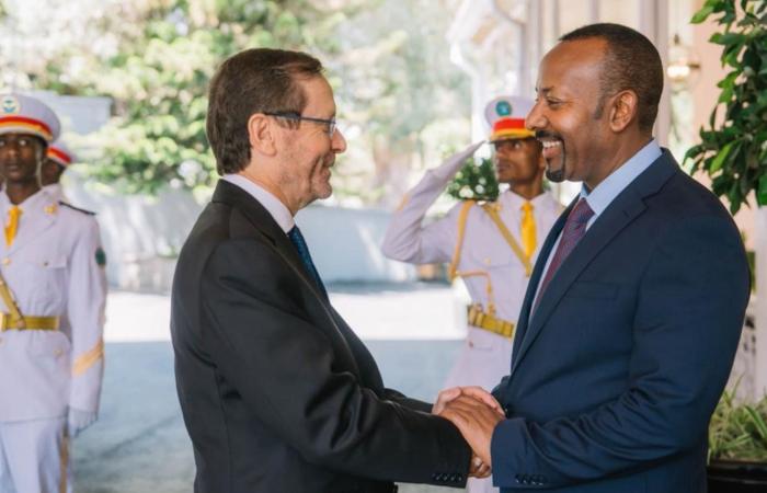 رئيس إسرائيل في إثيوبيا: "نعمل على تعزيز الصداقة التاريخية".. وآبي أحمد يعلق