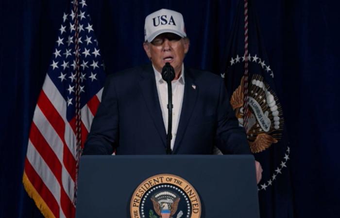 أول تعليق لترامب على الضربات بإيران