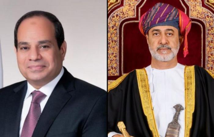 سلطان عمان والرئيس المصري يبحثان التصعيد العسكري في المنطقة