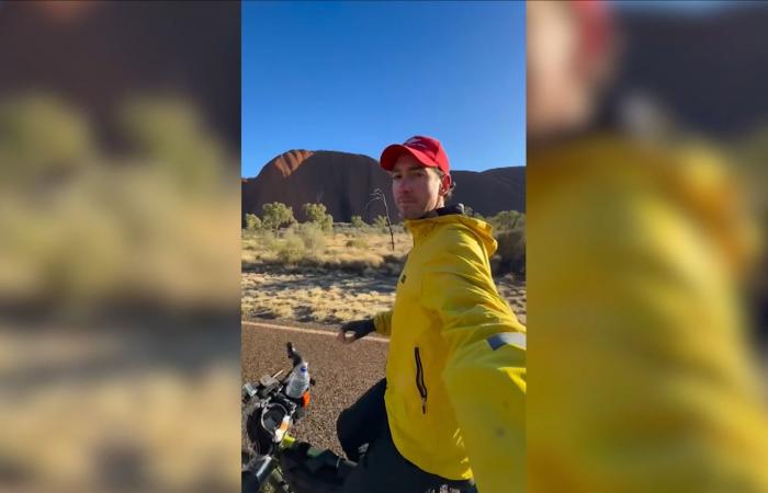 شاهد.. هذا الرجل سافر عبر ست قارات على دراجته الهوائية