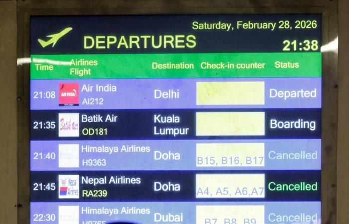 الصراع
      بين
      أميركا
      وإيران
      يعطل
      آلاف
      الرحلات
      الجوية