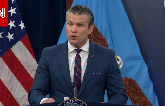 متابعة: هيغسيث بكلمة له: الضربات الأمريكية على إيران "ليست حرباً لتغيير النظام"