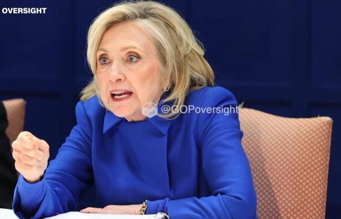 صراخ وضرب للطاولة في جلسة مغلقة.. شاهد لقطات من شهادة هيلاري بقضية إبستين