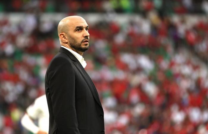 وليد الركراكي يعلن رحيله عن تدريب المغرب