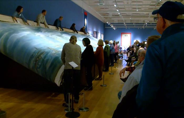 365 متراً.. أطول لوحة فنية في الولايات المتحدة تُعرض في متحف بمينيسوتا