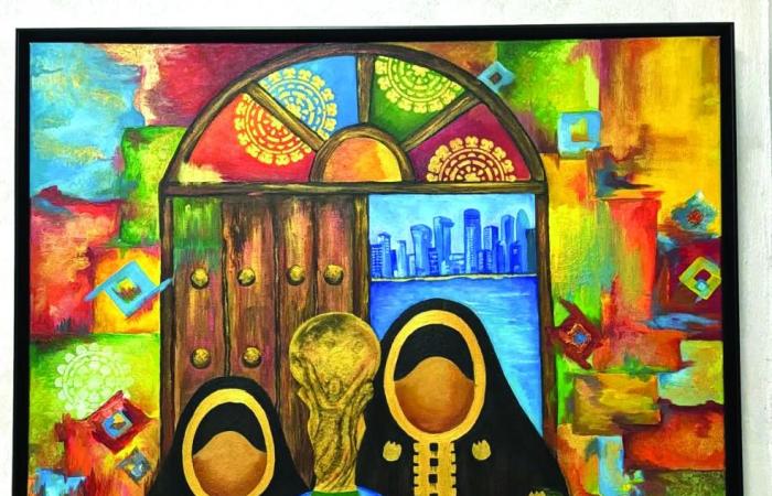 الفنانة منى السادة لـ الشرق: اللوحة التشكيلية قادرة على تعزيز الوعي المجتمعي