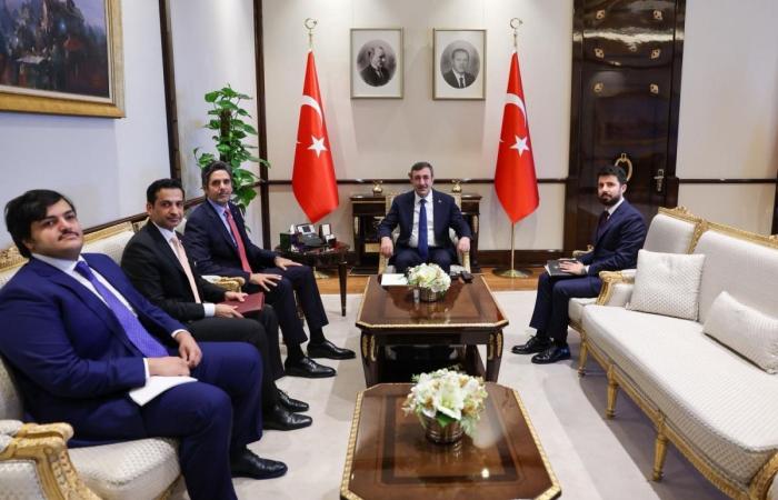 نائب الرئيس التركي يجتمع مع سفير دولة قطر