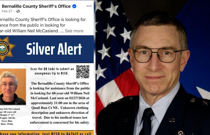 لواء متقاعد من سلاح الجو الأمريكي مفقود منذ ما يقارب أسبوعين