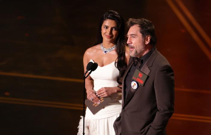 خافيير بارديم يهتف في حفل الأوسكار: "لا للحرب.. فلسطين حرة"