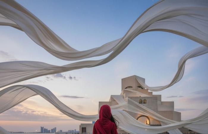 من الإمارات إلى قطر والبحرين والسعودية..وشاح أبيض "يلف" أبرز معالم الخليج