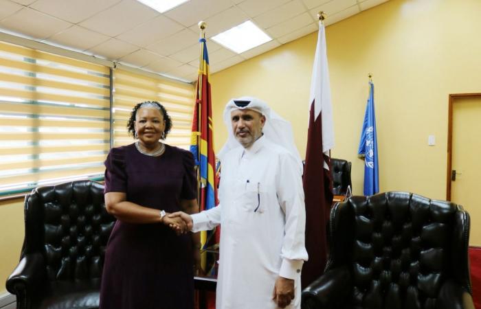 وزيرة الشؤون الخارجية في مملكة إيسواتيني تجتمع مع القائم بالأعمال القطري