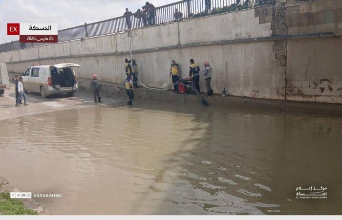 فرق
      مؤازرة
      إلى
      الحسكة
      لمواجهة
      تداعيات
      الحالة
      الجوية...
      وريف
      حلب
      ليس
      أفضل
      حالاً