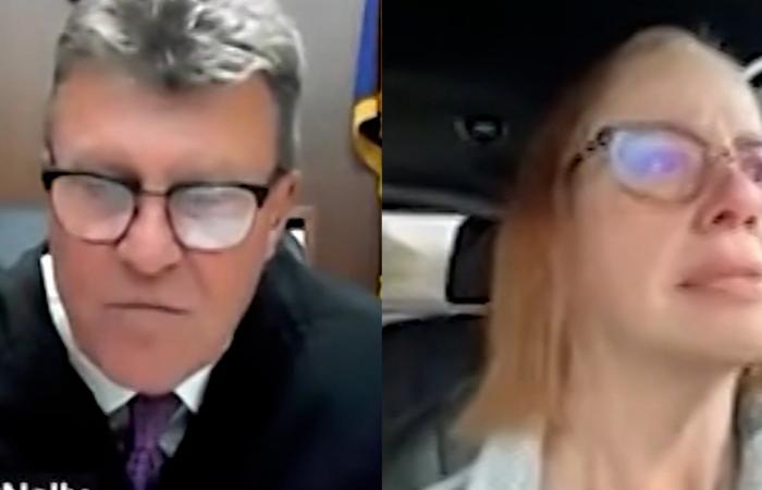 قاضٍ يوبخ امرأة لقيادة سيارة أثناء جلسة استماع ومحاولة الكذب عليه.. شاهد ما حدث